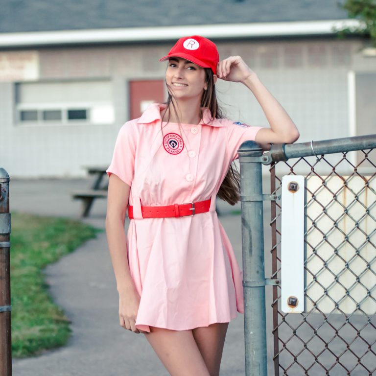 AAGPBL Rockford Peaches Costume Uniform