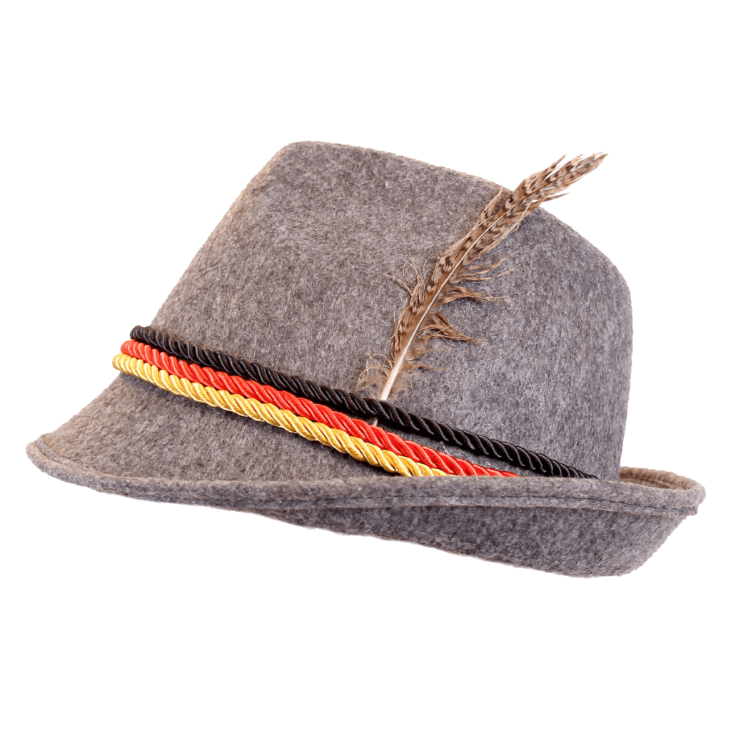 Oktoberfest Alpine Feathered Hat
