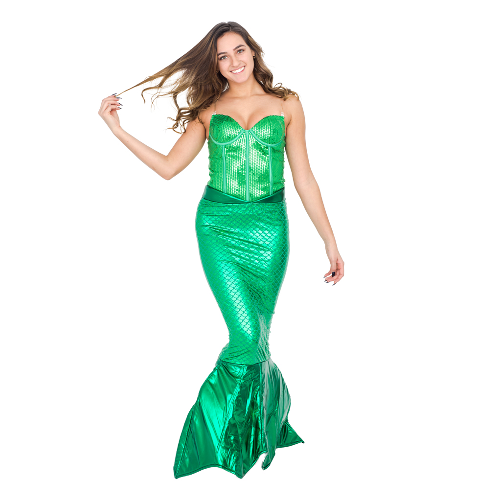 100355-Green Deluxe Mermaid Fin C 1024X1024