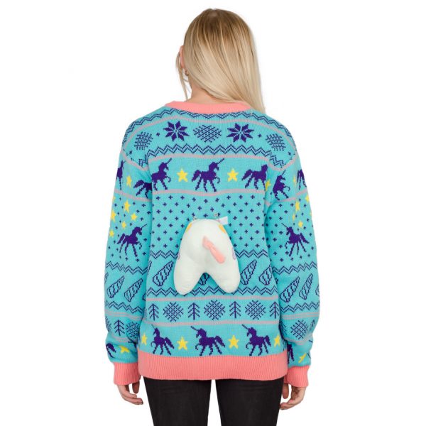 3d Unicorn Ugly Christmas Sweater