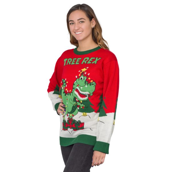Tree Rex Ugly Christmas Sweater