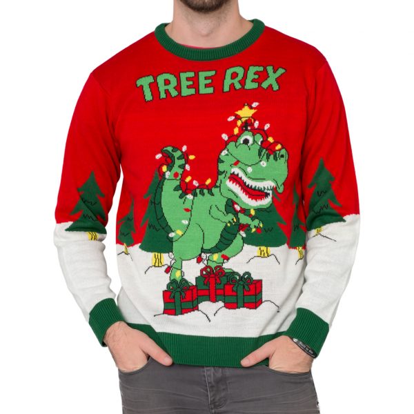 Tree Rex Ugly Christmas Sweater
